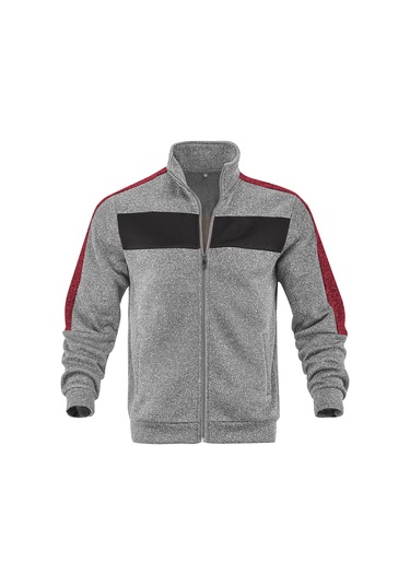 Erkekler İçin Hafif Atletik Sweatshirt Ceket Yeşil