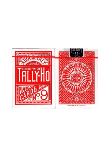 Tally-ho Circle Back Kırmızı Red Oyun Kağıdı İskambil Kartları Destesi
