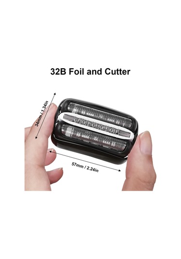 Braun 3 Serisi 32b Folyo Ve Kesici Elektrikli Tıraş Makinesi İle Uyumlu Yedek Tıraş Başlığı