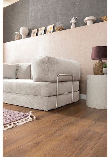 Good Night Legom Köşe Koltuk & Aktivite Yatağı & Uzanma Koltuğu Kırık Beyaz