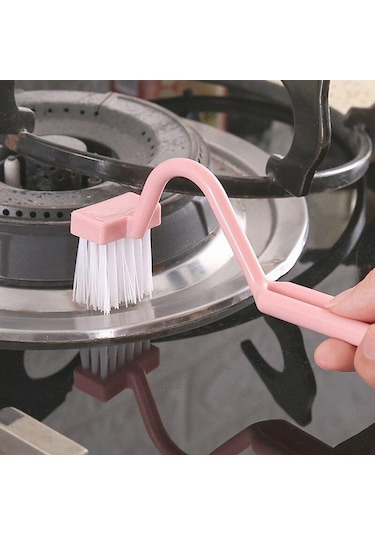 Mavi Banyo Temizleme Aksesuarları Tuvalet Temizleme Fırçası Taşınabilir Tuvalet Fırçası Köşe Bükme Kolu İle Scrubber Kavisli Temizleme Araçları