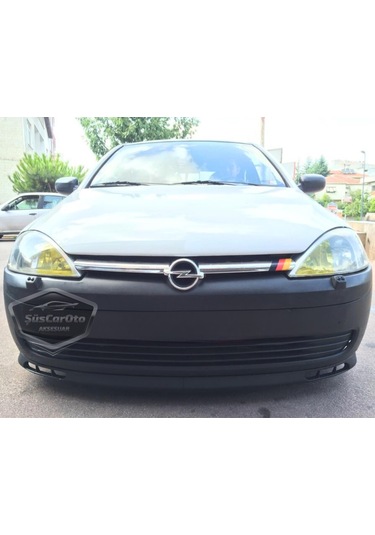 Opel Corsa C 2000-2006 Uyumlu Üniversal Laguna Lip Esnek Ön Lip 2 Parça Tampon Altı Dil Karlık Ön Ek 00 Şüscaroto Aksesuar