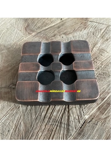 Antik Pirinç Küllük Puro Küllüğü Siğara Küllük 10 10cm