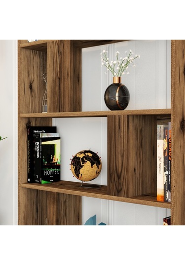 Variant Lima Çalışma Masası Ve Kitaplık Takımı - Ceviz / Ceviz