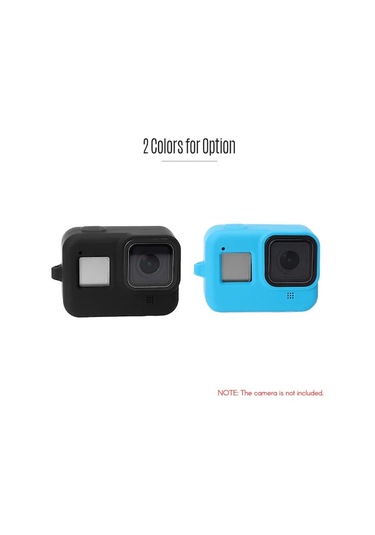 Pazly Gopro Hero 8 Uyumlu Dayanıklı Silikon Kılıf Ve Askılı Koruma Kabı