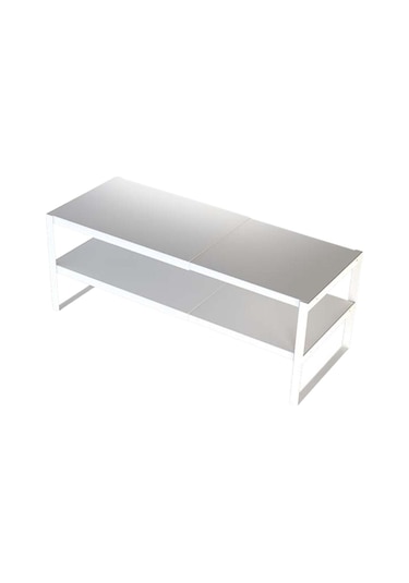 Suntek Bilgisayar Monitörü Standı Daireler 2-katlı-beyaz