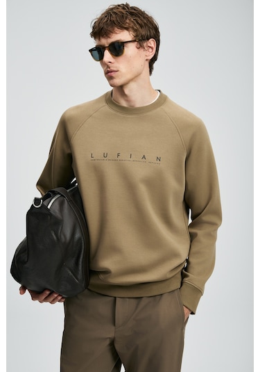 Lufian Cooper Erkek Sweatshirt Kum Kum 112030177100580 Kum