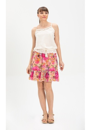 Vual Nesrin Kısa Etek Pembe Pmb