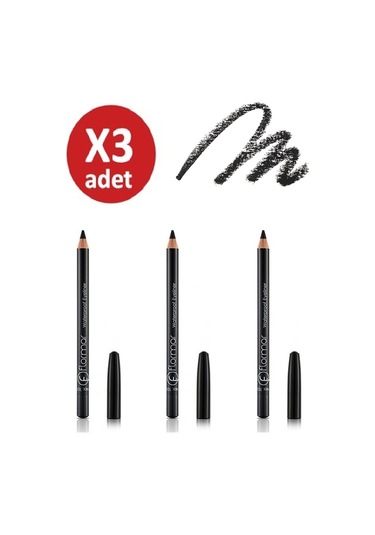 Flormar Siyah Göz Kalemi 101 X 3 Adet