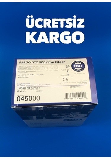 Fargo Dtc1000 Color Ribbon Renkli Ribon Kartuş Faturalı