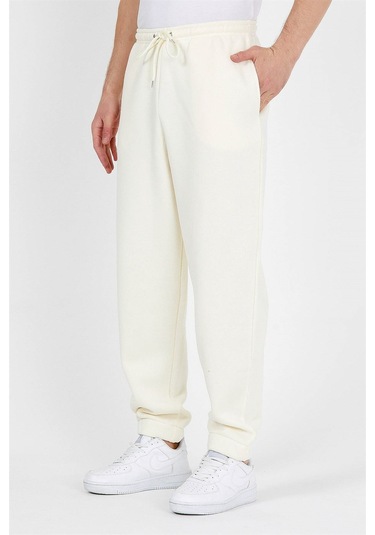 JAHR MARC Krem Rengi Oversize Erkek Eşofman Altı Krem