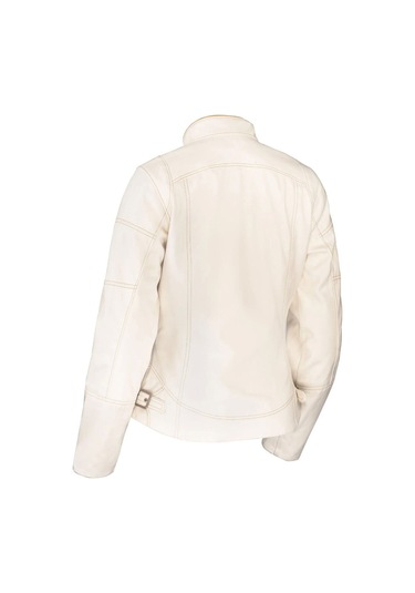 Icon Tuscadero 3 Korumalı Kadın Motosiklet Montu Beyaz