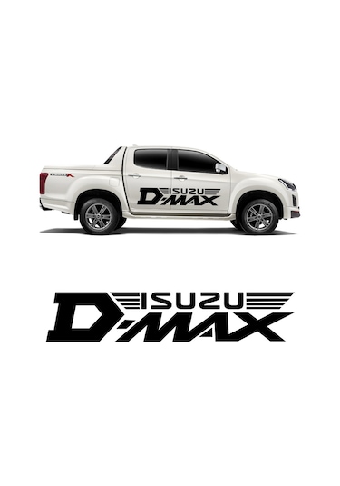 50 X 10 cm - Isuzu D-Max Sticker, Off Road Araba Sticker
