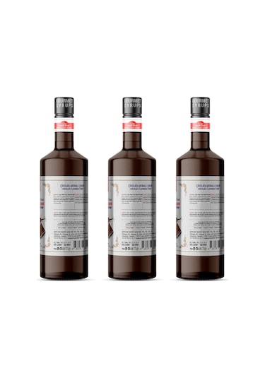 Nish Çikolata Aromalı Şurup 3 X 700 Ml - Pet Şişe