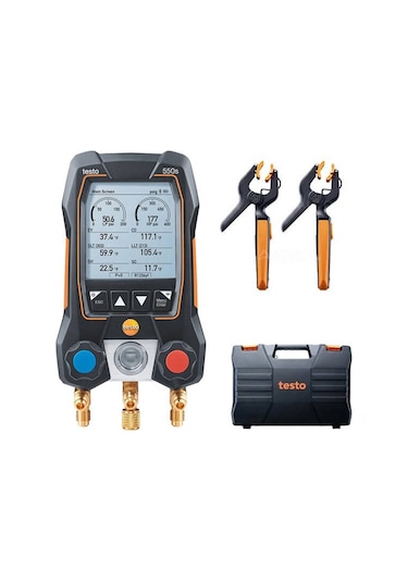 Testo 550S Akıllı Dijital Manifold Seti