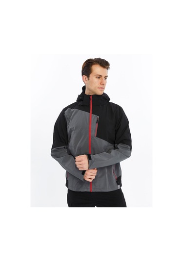 Mapamyumco Windbreaker Erkek Ceket - Füme