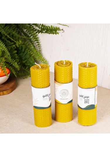 Nada Balmumu Mum Seti Çok Renkli