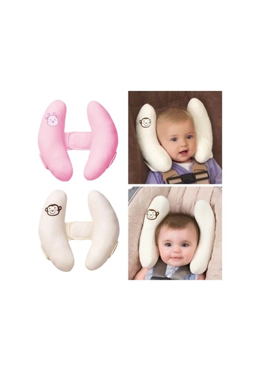 Bebek Arabası Boyun Yastık Muz Araba Koltuğu Kafa Koruyucusu Çok Renkli