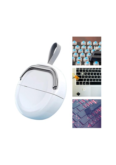 Homyl Elektronik Temizleyici Seti Klavye Fırçası Çok Beyaz