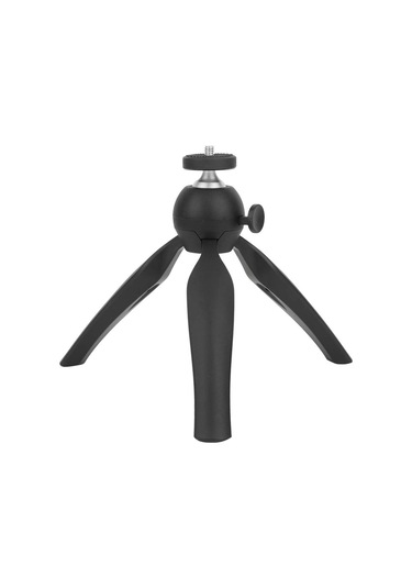 Ayarlanabilir Masaüstü Slr Tripod Standı Mini Seyahat Top Kafa Malzemeleri Siyah Abs Malzemesi