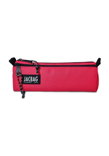 Jacbag Dual Prime İki Bölmeli Üçgen Mercan Kız Çocuk/kadın Kalem Çantası Çok RENKLİ