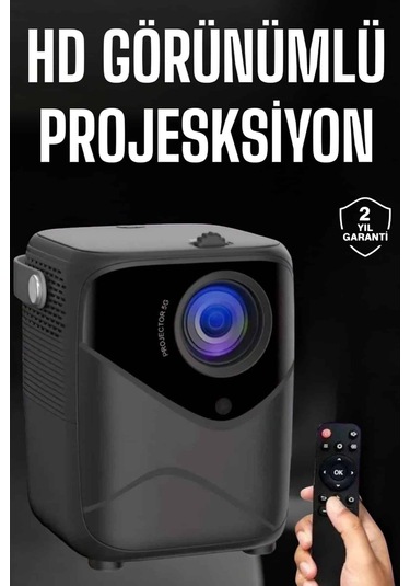 Yüksek Hd Görünümlü Taşınabilir Projeksiyon Cihazı