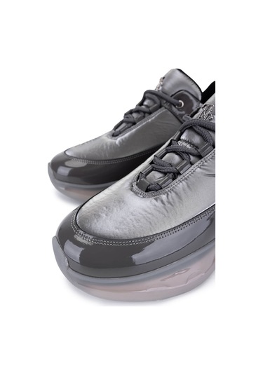 Tamer Tanca Kadın Gri Rugan Sneakers & Spor Ayakkabı 1172 07 Bn Ayk Sk25-26 Grı Rgn/prst Gri