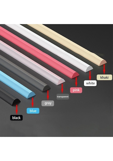Gri Duş Bariyeri Su Bariyeri 50/100/200cm Kendinden Yapışkanlı 200cm Gri