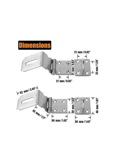 Kapı Mandalı 90 Derece, İtmeli/sürgülü/ahır Kapısı İçin Paslanmaz