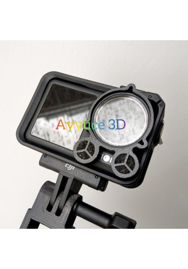 Dji Osmo Action 4 Rüzgar Sesi Azaltıcı Aparat, Siyah Renk