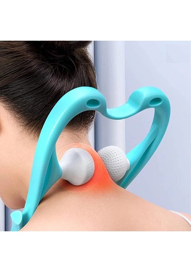 Boyun Masaj Aleti Kendi Kendine Masaj Aleti Pembe Pembe Çok Renkli