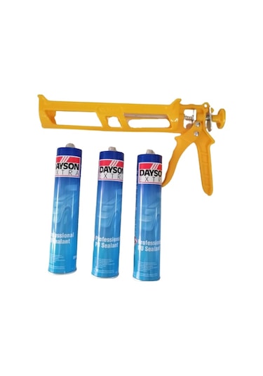 Dayson Beyaz Mastik 3 Adet & Silikon Tabanca