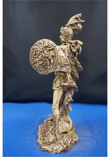 Athena Savaş Tanrıçası 26 Cm Mitolojik Heykel, Ev Dekor Ve Hediyelik Biblo Altın