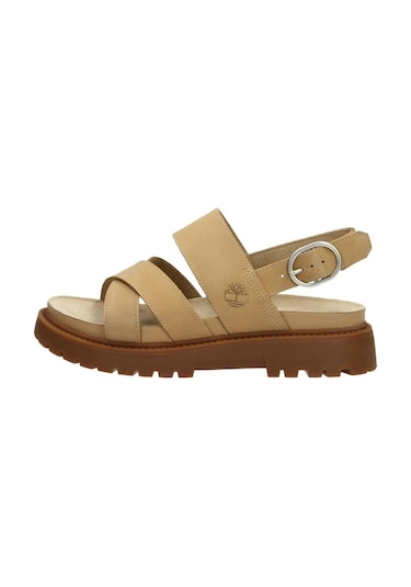 Timberland Backstrap Sandal Tb0A61T4En31-Medıum Beıge Nubuck Bej