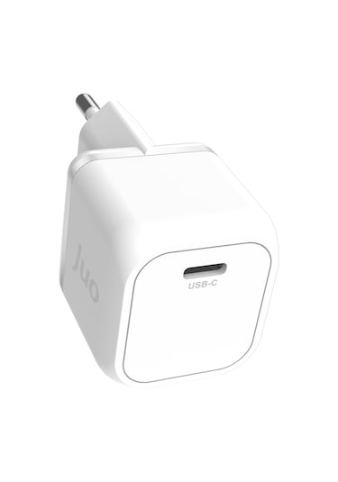 Juo 20W GaN USB-C iPhone & iPad & Android Uyumlu PD QC4.0 Type-C Hızlı Şarj Cihazı Beyaz