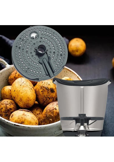 Suntek TM31 TM5 Aksesuarları Için Patates Soyma Aparatı Gri