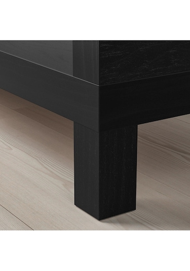 Tv Sehpası Lack 160 Cm Meridyendukkan 2 Raflı Tv Ünitesi, Televizyon Sehpası 160x35x36 Cm Venge Renk