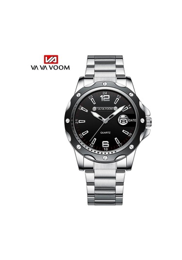 Siyah Va Va Voom Kuvars İzle Moda Tarihi Kuvars Erkek Saatler Top Marka Lüks Erkek Saat Chronograph Spor Erkek Bilek İzle Hodinky Relogio Masculino Siyah