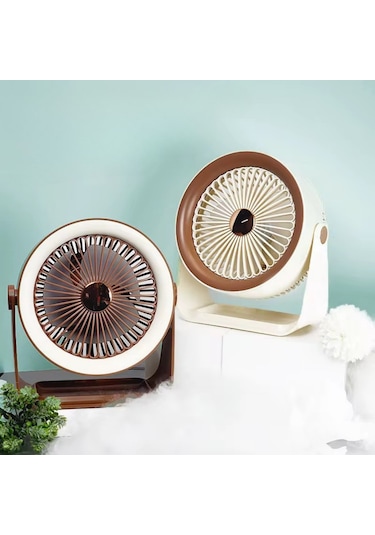 Glr Tech Ys2261 Ev-ofis-okul Stand Tipi Mini Fan - Krem
