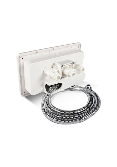 Karavan Beyaz Dış Duş Kiti