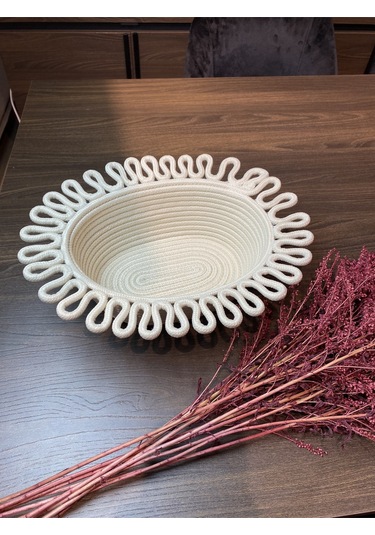 Galaxy Doğal, Jüt, Desenli, Sepet, Dolap Içi, Çocuk Odası, Düzenleyici, Saklama Sepeti Krem