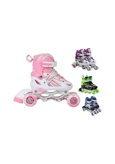 Enpstore Çocuk Pateni 2 In 2 Ayarlı Alıştırma Pateni (30-33/ 34-37/ 38-41)