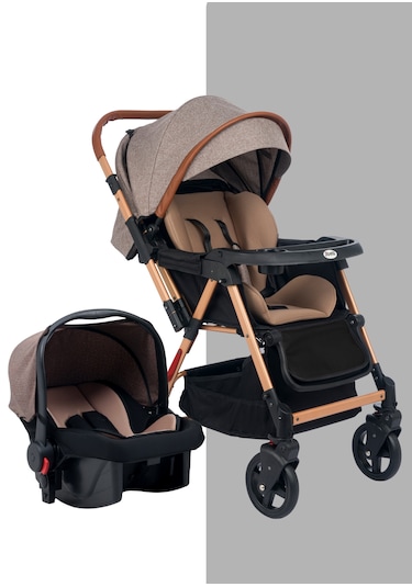 Joell Trendy Çift Yönlü Travel Sistem Bebek Arabası