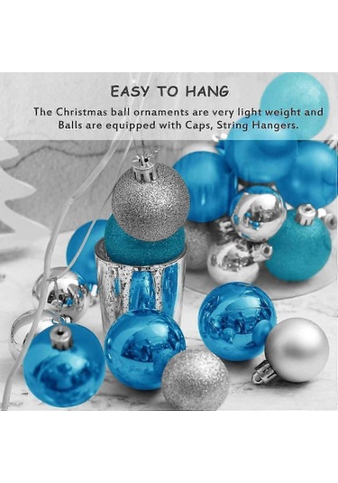 Wjtg Noel Süsleri 24 Parça Noel Süsleri Noel Süsleri Noel Süsleri Noel Süsleri Mavi Bjb333j