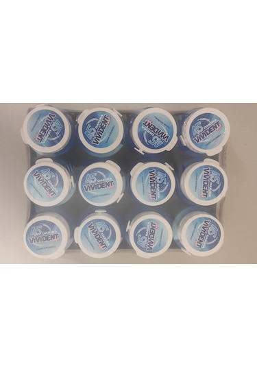 Vivident Xylit 45 Dakika Nane Aromalı Şekersiz Şişeli Sakız 12 Adet