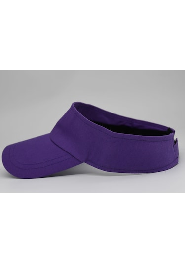 Uv Koruyuculu Unisex Siperlikli Mor Tenisci Şapka Mor