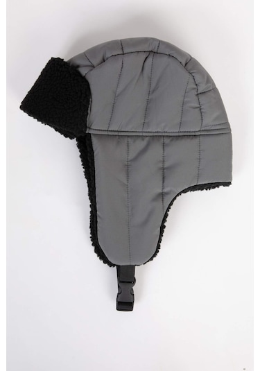 DeFacto Erkek İçi Suni Yünlü Hunter Şapka C7194AX24WNGR2