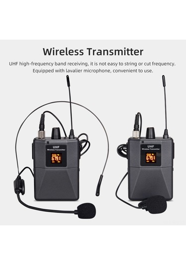 Reedark Kablosuz Mikrofon Sistemi - Dslr, Akıllı Telefon Ve Hoparlör Uyumlu, 50m Menzilli, Net Ses Kalitesi