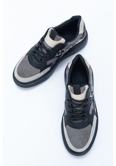 Luvishoes Aere Buz-siyah Kadın Spor Ayakkabı Buz - Siyah