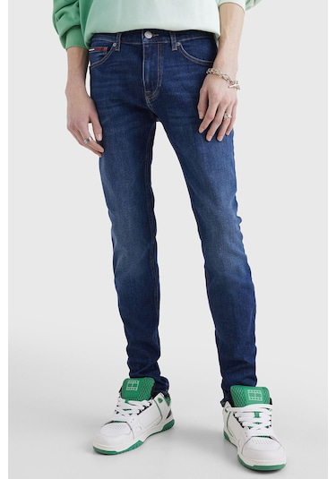 Tommy Hilfiger Erkek Jeans Pantolon Lacivert